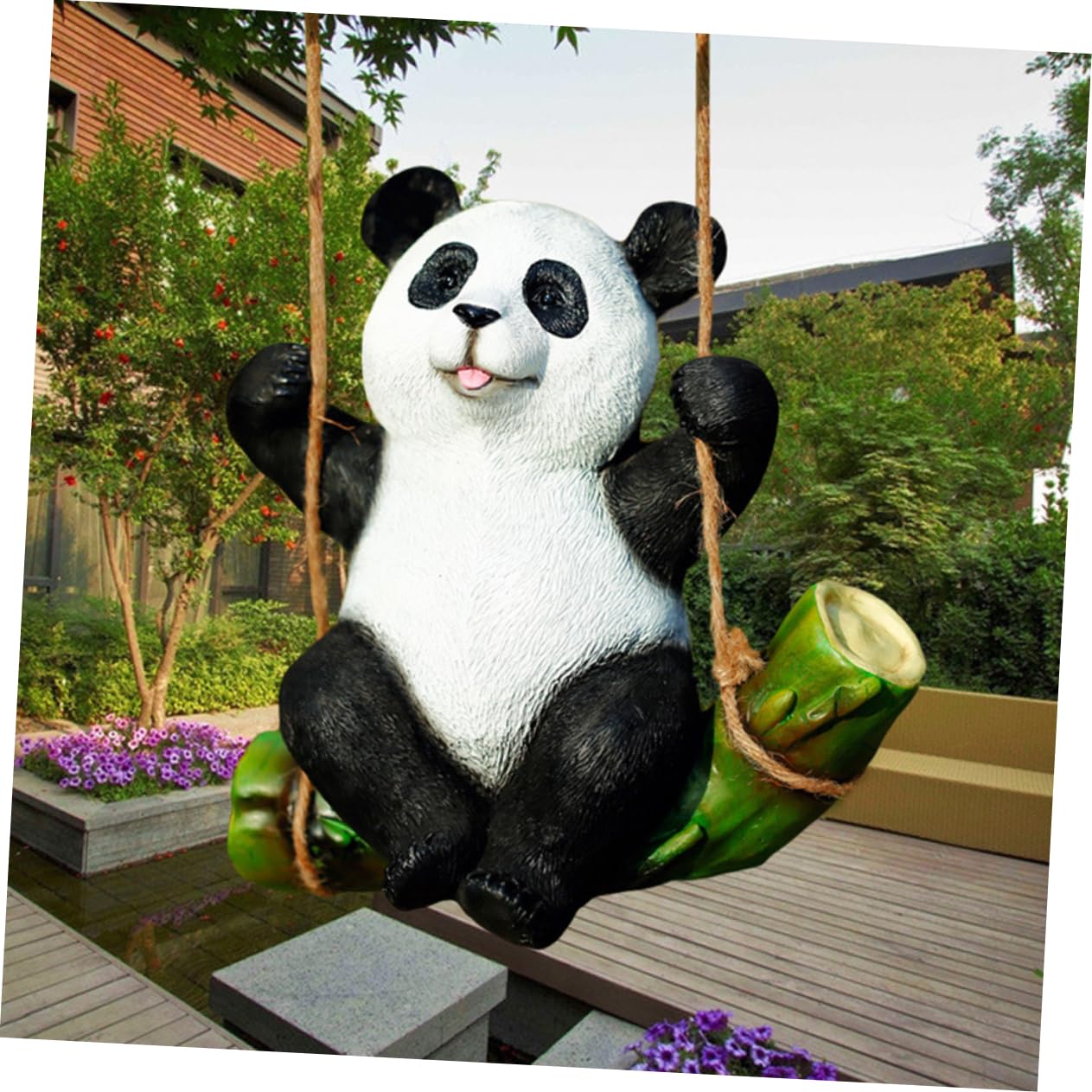 BESPORTBLE Resin Animal Garden Statue - Weatherproof Outdoor Decor for Patio, Lawn & Yard - Perfect for Home Garden Decoration & Landscape Design