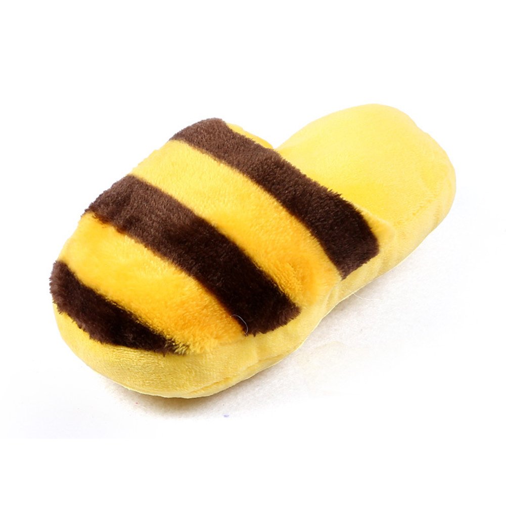 QIYADIN Squeaky Dog Chew Toy - Durable Pet Chew Toy with Squeaker, Fun Slipper-Shaped Design for Small & Medium Dogs - Perfect for Playtime, Training & Teeth Cleaning