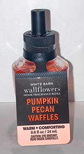 Bath & Body Works Wallflowers Fragrance Refill Bulb - Pumpkin Pecan Waffles Scent | Home & Room Air Freshener for Fall & Winter Seasons | Perfect for Living Room, Bedroom & Office