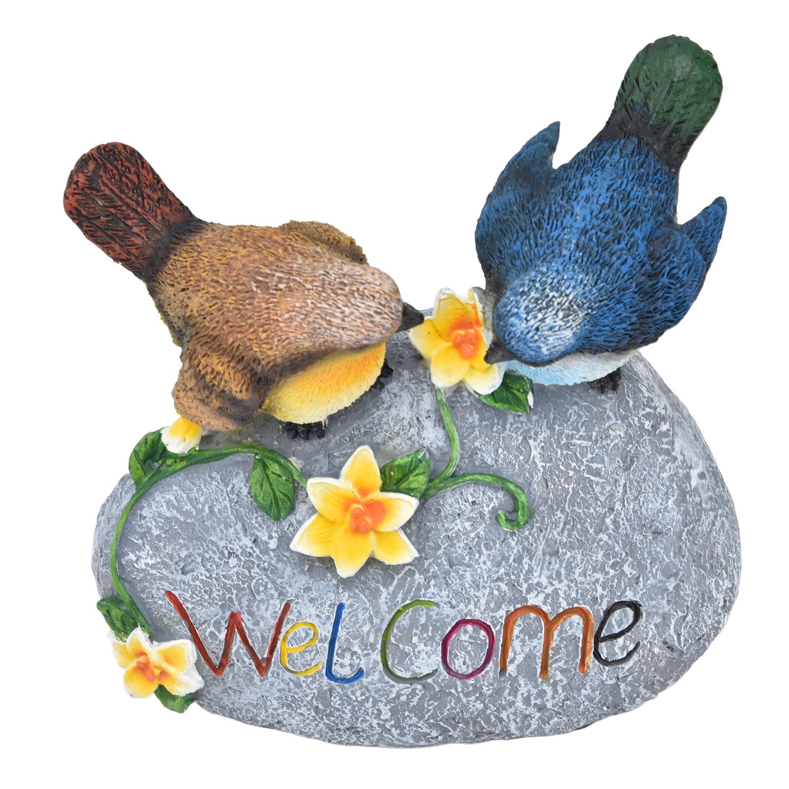 Tgoon Garden Bird Statues - Weatherproof Resin Animal Figurines for Outdoor Decor | Non-Fading, Waterproof Lawn & Patio Ornaments for Yard, Garden & Landscape Decoration | Perfect for Backyard, Porch & Outdoor Living Spaces