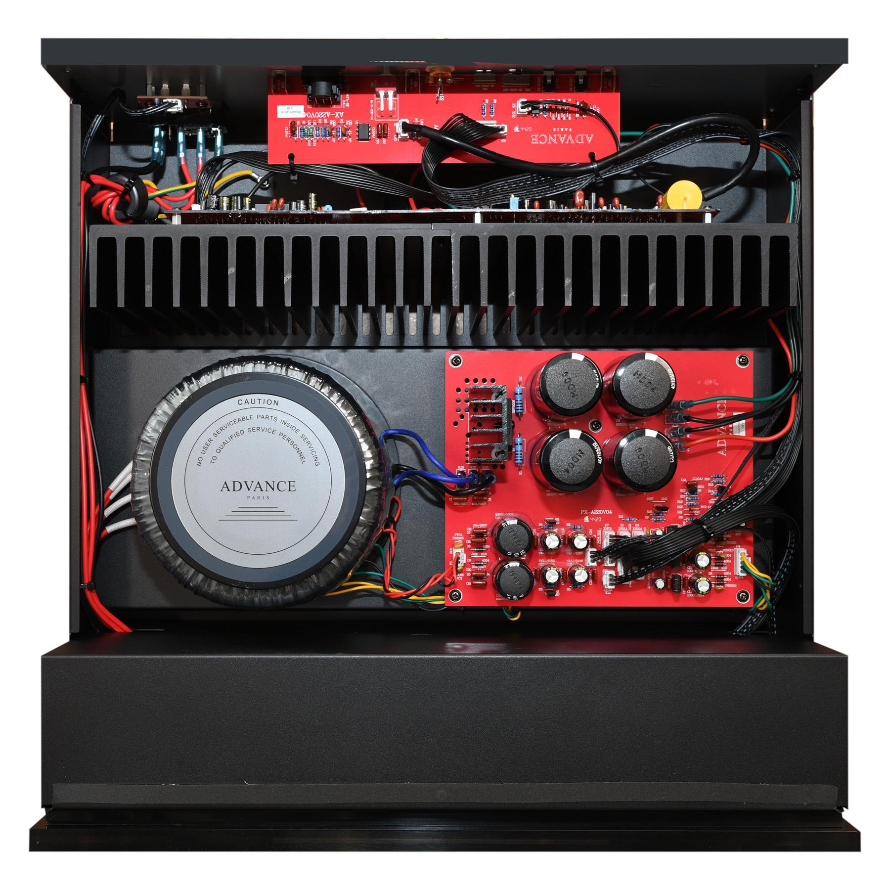 Advance Paris X A220 EVO Hi-Fi Stereo Power Amplifier - High Performance Audio System for Home Theater & Music Listening