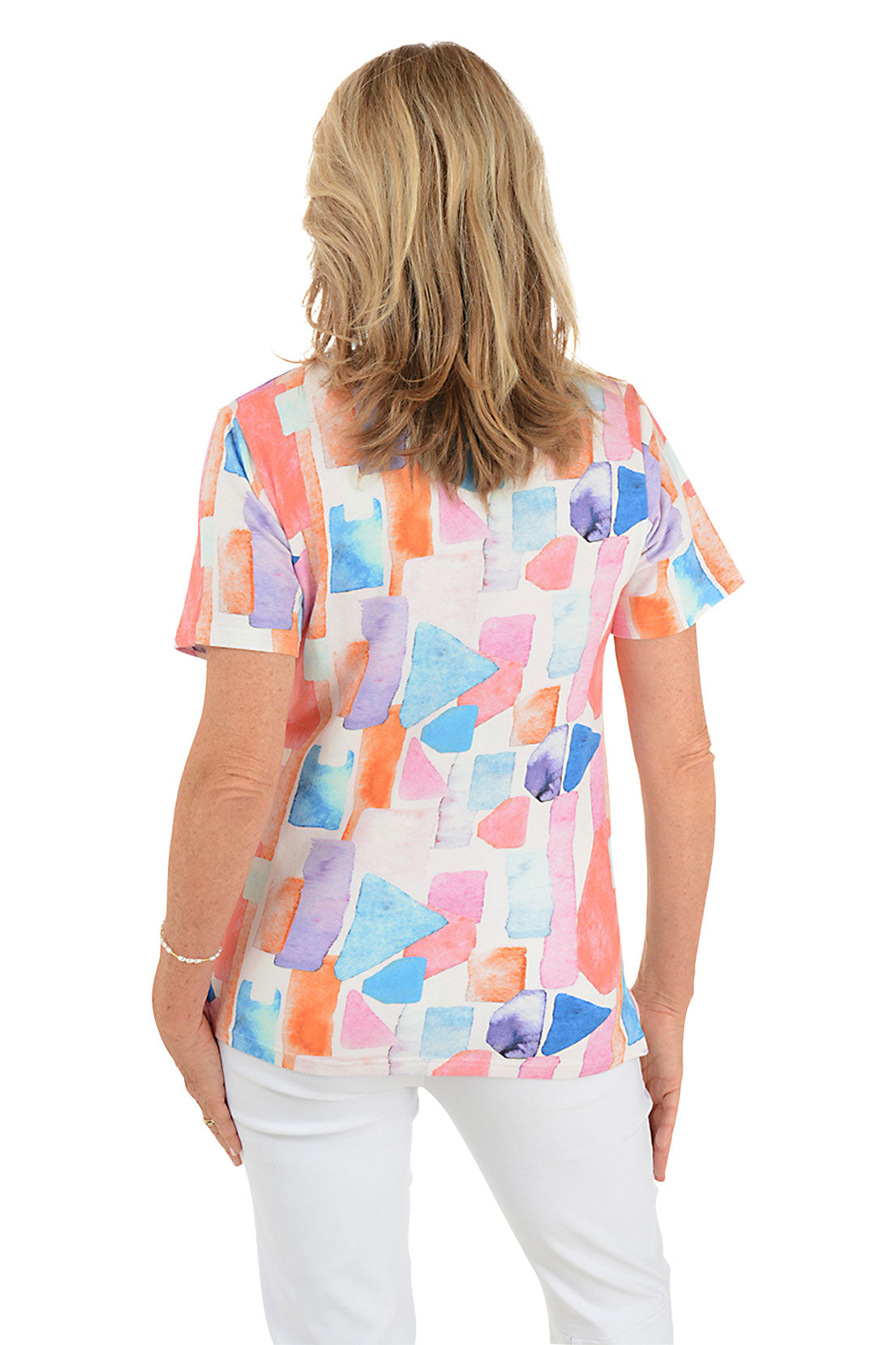 Tracy V-Neck T-Shirt for Women - Soft Cotton Casual Tee - Perfect for Everyday Wear, Work & Outings