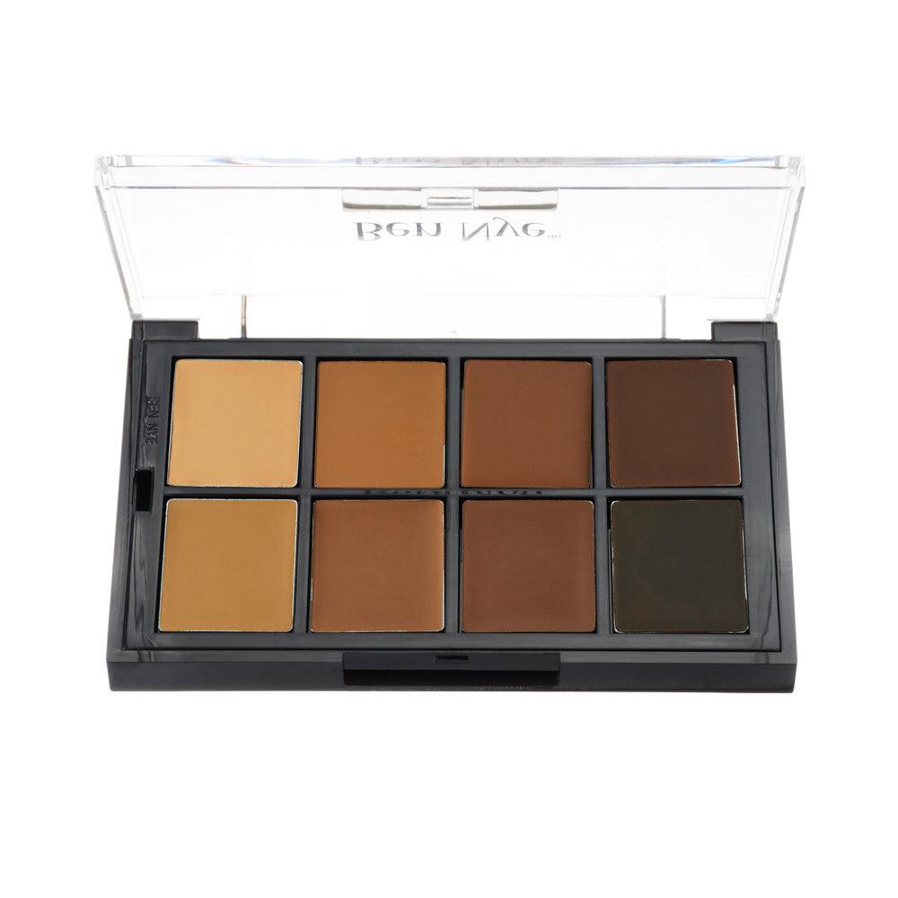 Ben Nye Matte HD Foundation Studio Color Palette - Professional Makeup Kit for Flawless Coverage (STP 09) | Perfect for Photoshoots, Film Sets & Stage Performances