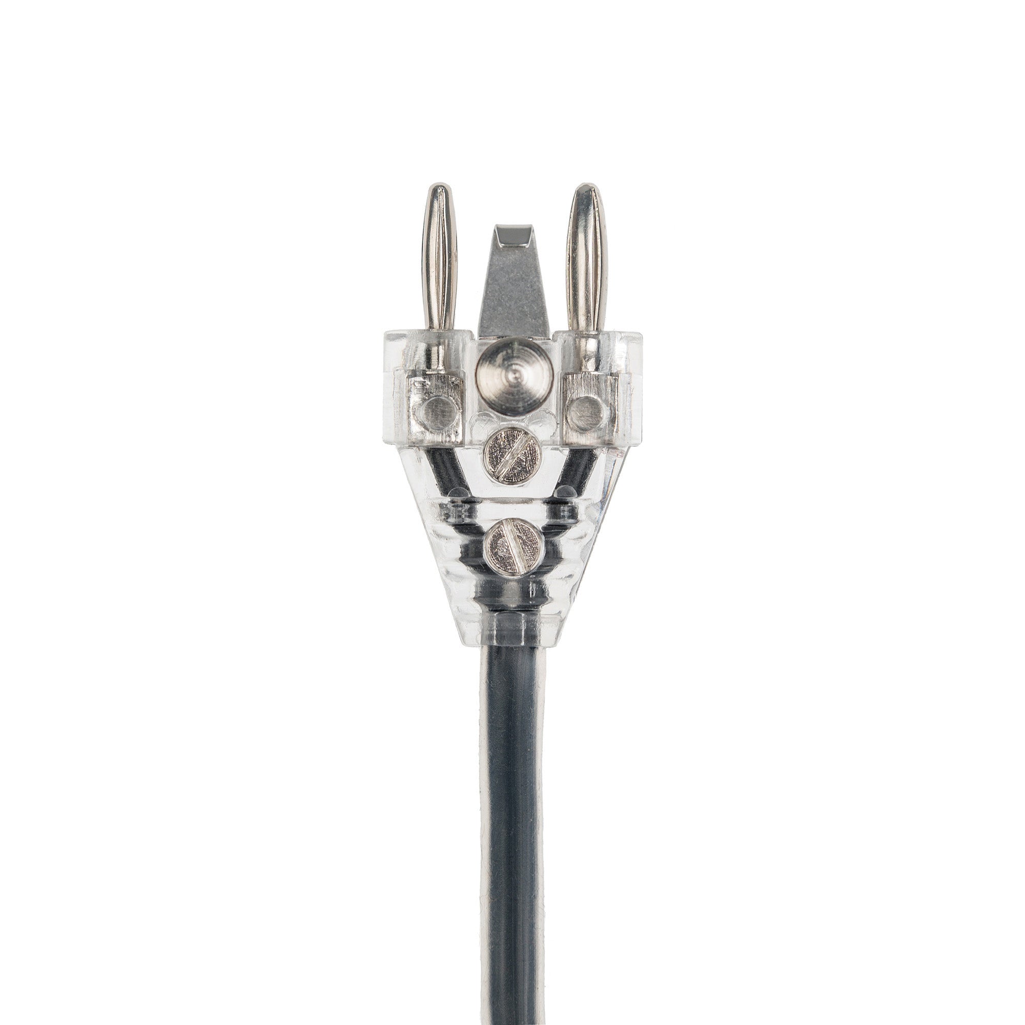 IMEX 2-Pin Clear Bodywire Plugs - Durable Electrical Connectors for Home Appliances, Electronics & DIY Projects