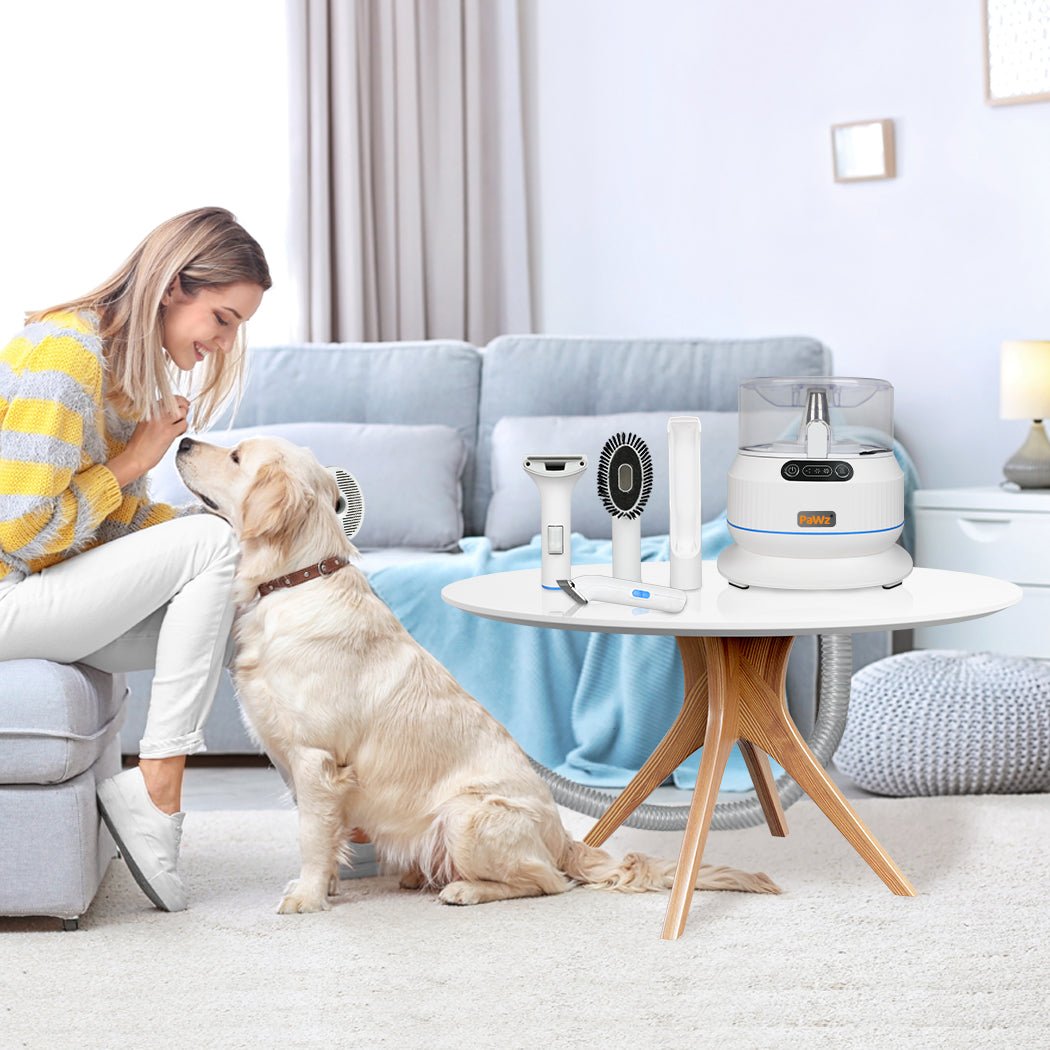 Pet Grooming & Vacuum Kit - 2-in-1 Deshedding Brush & Hair Remover for Dogs & Cats - Perfect for Home Cleaning & Pet Care