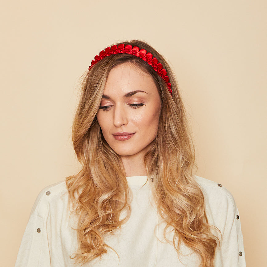 Rafaela Satin Headband for Women - Soft & Comfortable Hair Accessory for Work, Gym, Yoga, and Everyday Wear