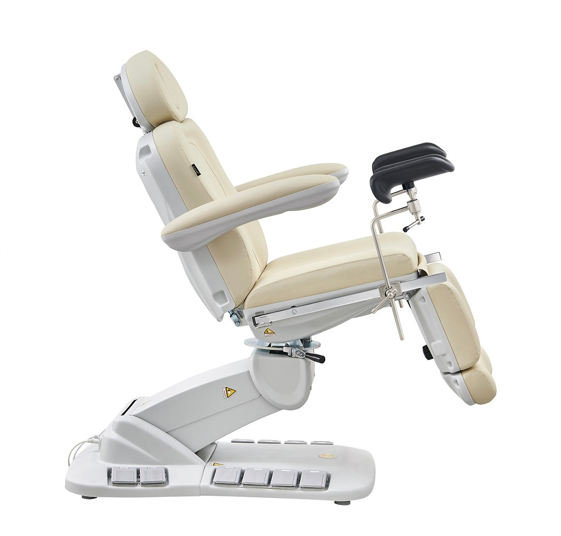 Fiona Adjustable Medical Exam Table with Stirrups - Portable Gynecological Examination Table for Clinics, Hospitals & Home Use