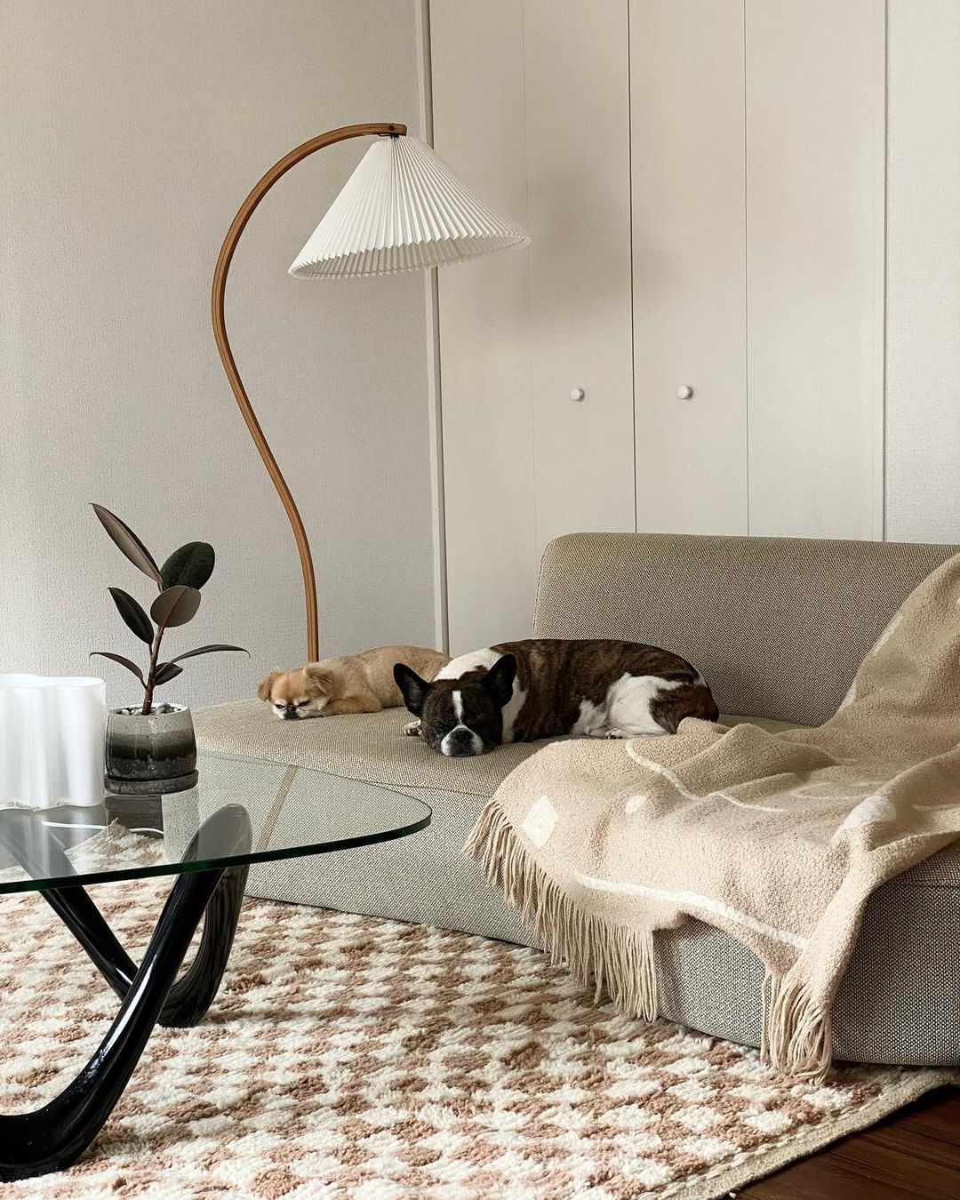 Modern Caprani Floor Lamp - Adjustable LED Standing Light for Living Room, Bedroom & Office - Warm White & Cool White Dimmable Lighting - Perfect for Reading, Relaxing & Decor