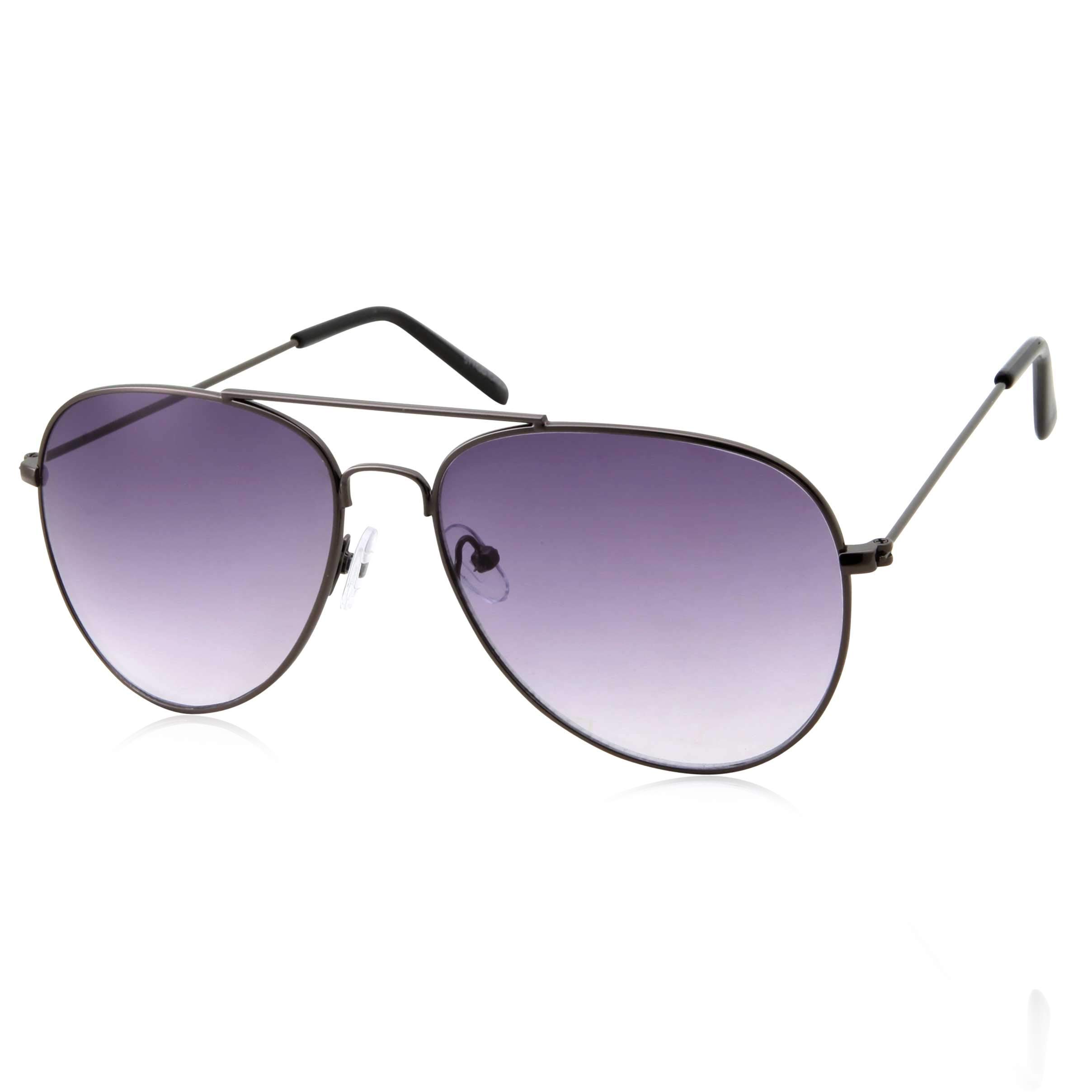 Vintage Aviator Sunglasses for Men & Women - Classic Retro Metal Frame, Oversized UV Protection, Polarized Lenses | Perfect for Driving, Beach, Outdoor Activities & Fashion Statement