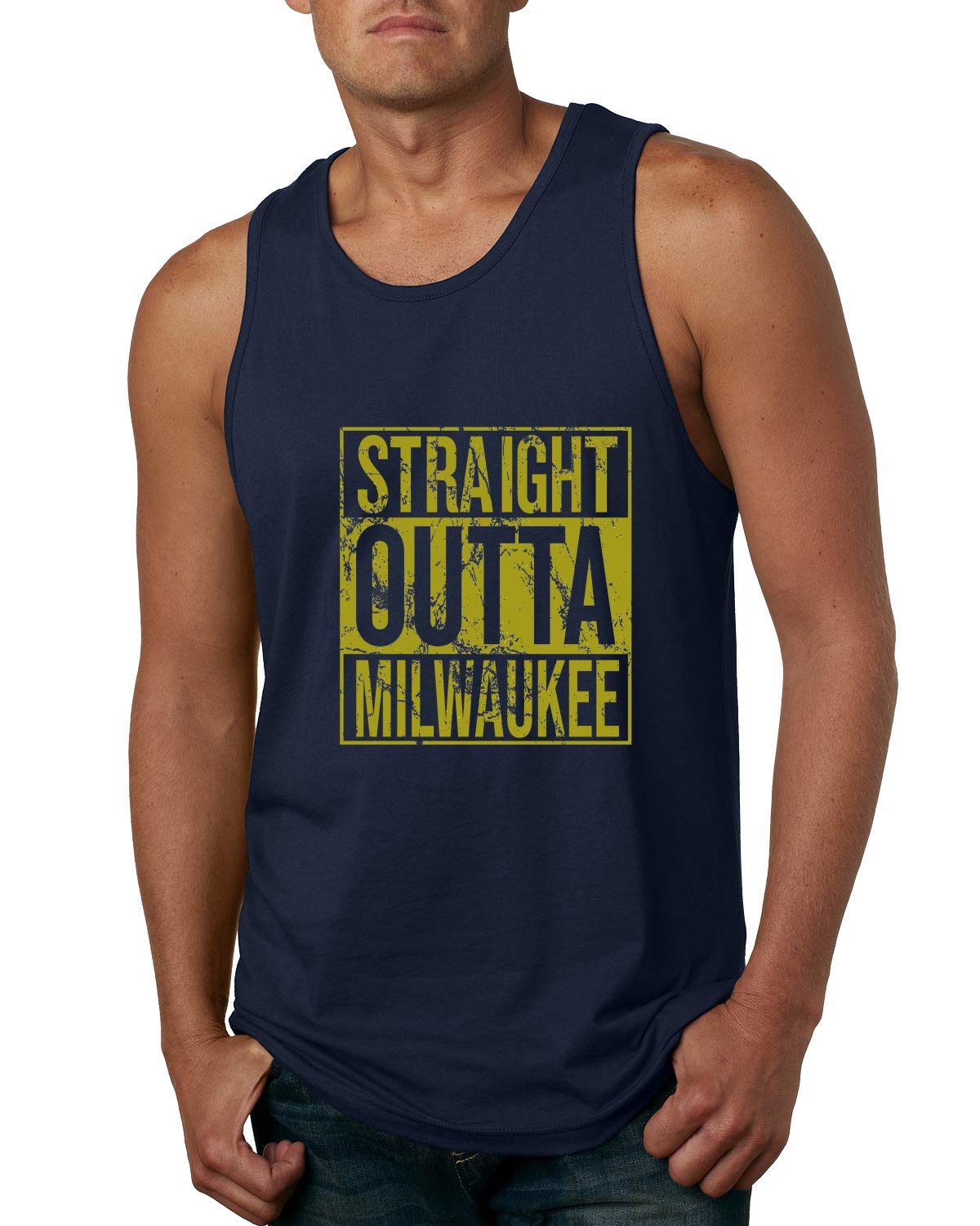 Straight Outta Arizona ARI Fan Graphic Tank Top for Men - Fantasy Baseball & Sports Enthusiasts - Perfect for Game Day, Tailgating, and Summer Outfits