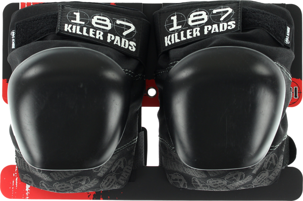 187 Pro Knee Pads Junior - Black/Black - Protective Gear for Skateboarding, Rollerblading & BMX Riding