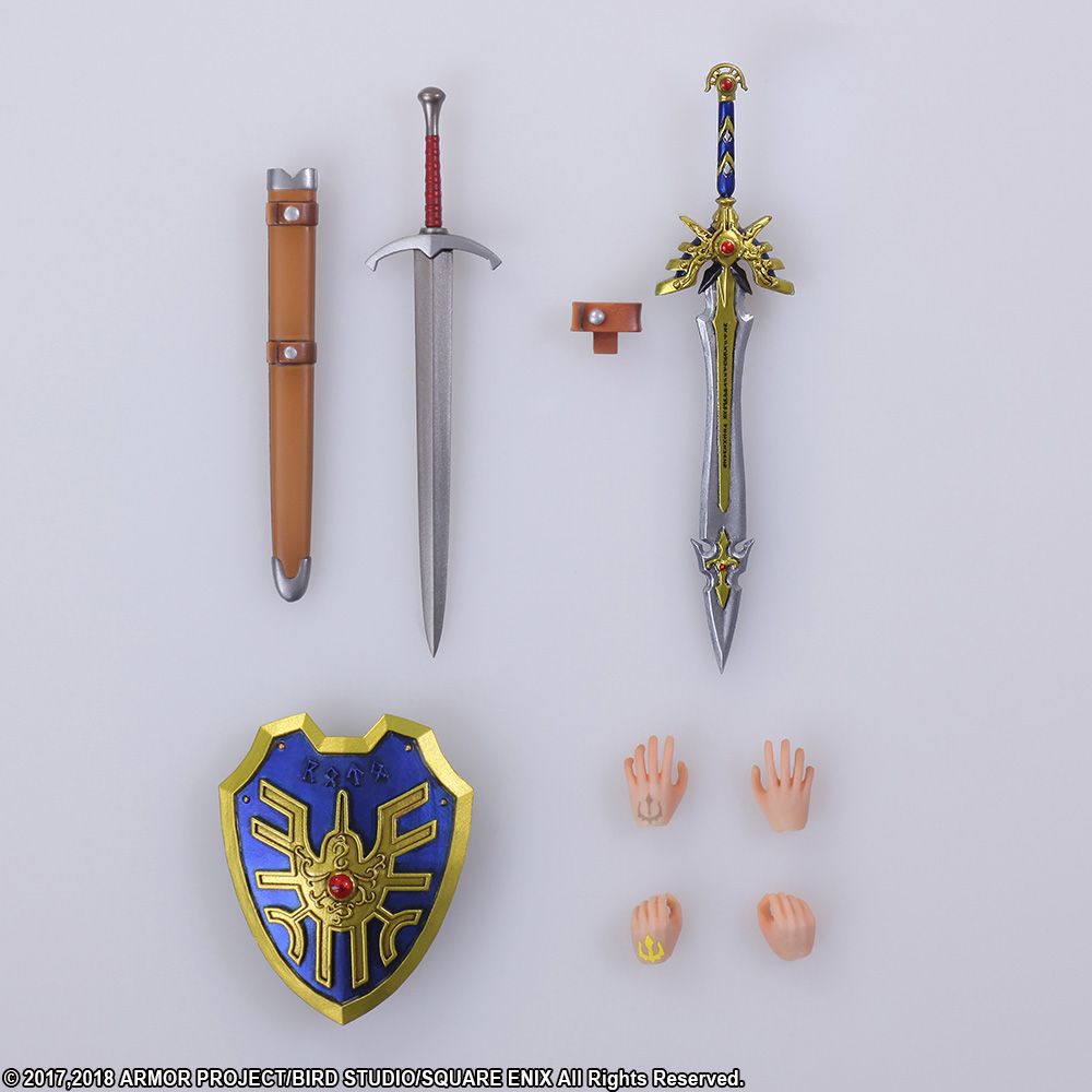 Bring Arts Dragon Quest XI The Luminary Action Figure by Square Enix - Collectible Anime Gaming Character Model for Display & Cosplay