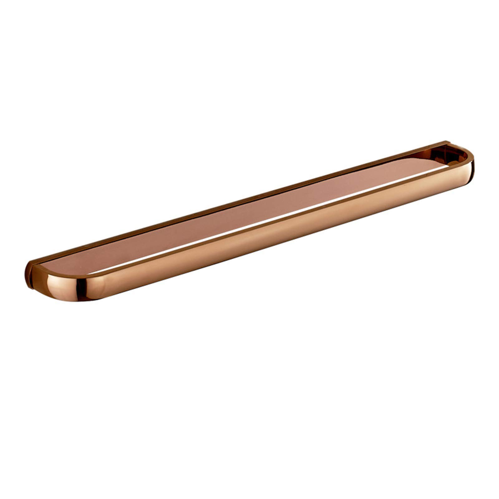 Pure Copper Wall Mounted Towel Bar - Square Style Bathroom Hand Towel Rack & Holder for Spa, Hotel, or Home Decor