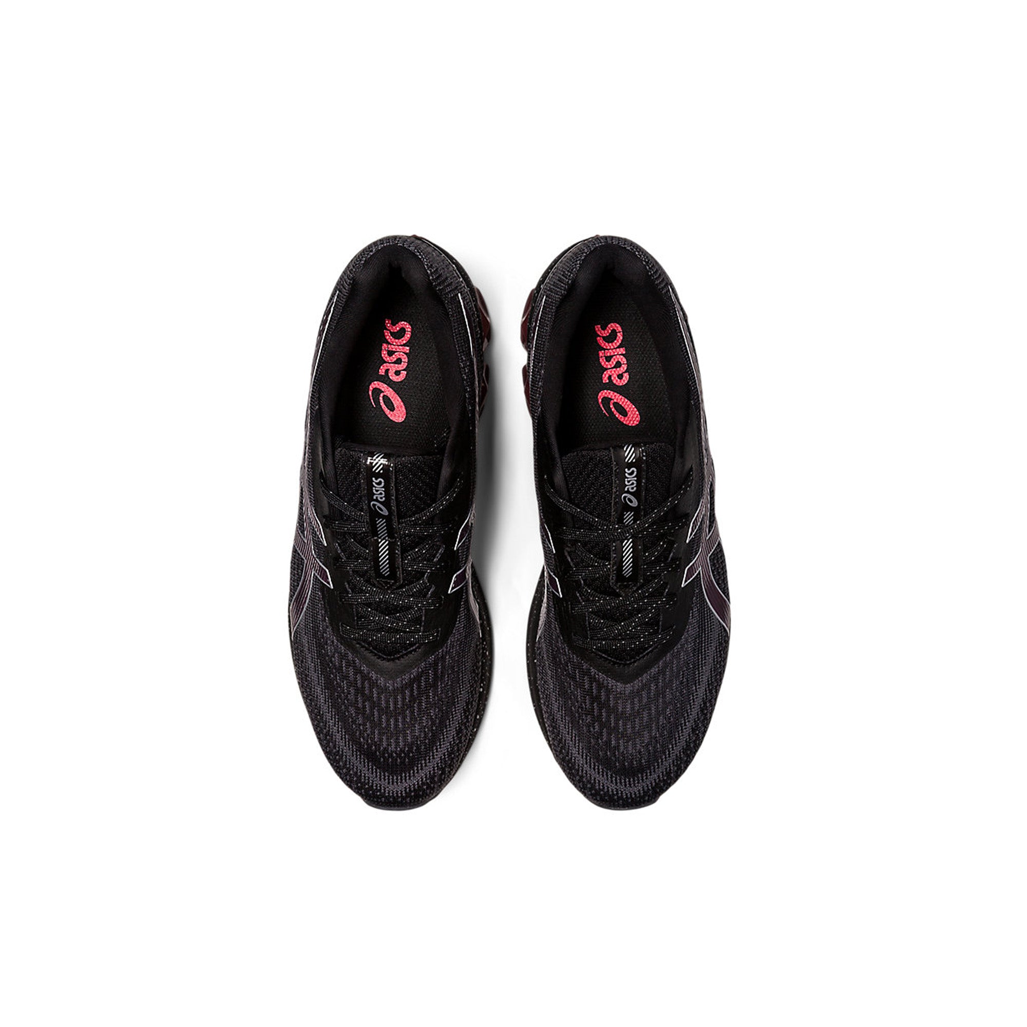 ASICS GEL-QUANTUM 180 VII Running Shoes for Men - Black/Cayenne - Lightweight Cushioned Sneakers for Jogging, Gym Workouts & Daily Wear