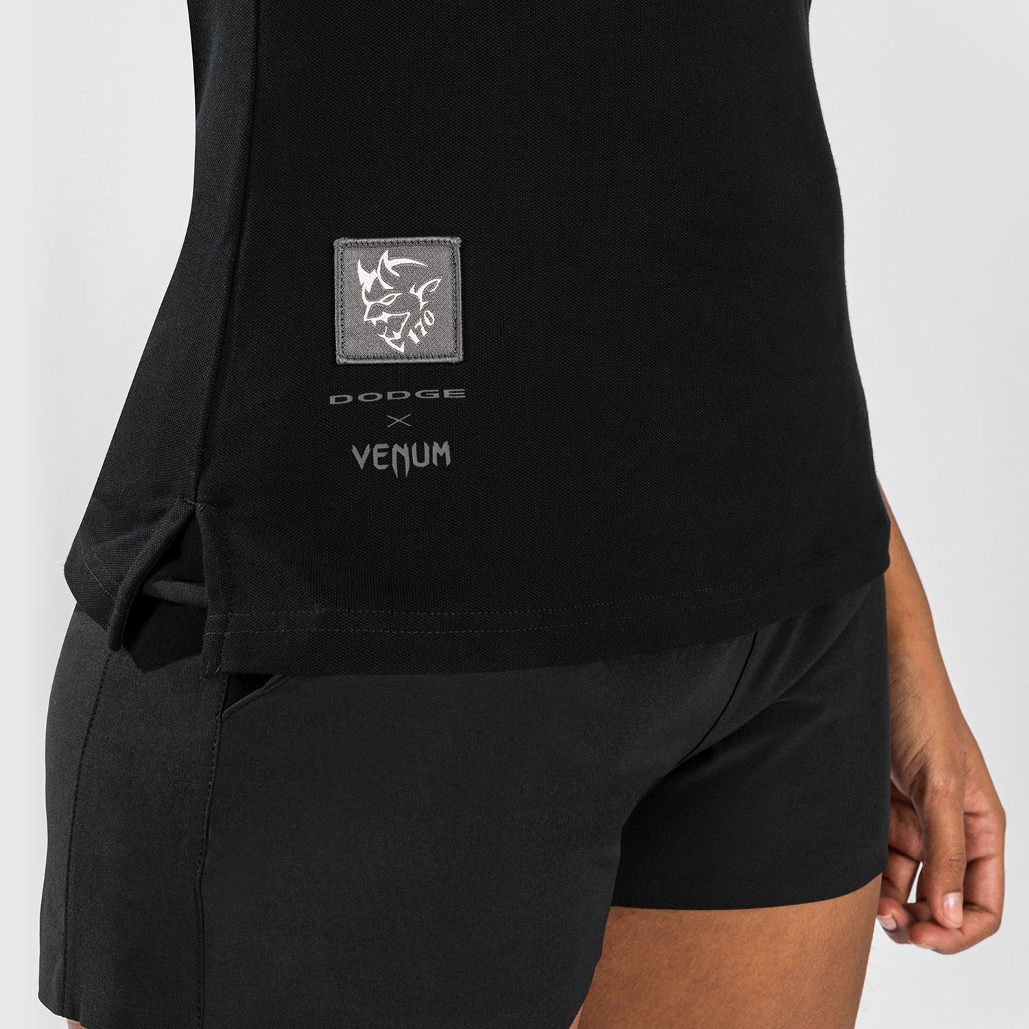 Venum x Dodge Demon 170 Women's Performance Polo Shirt - Black | Breathable & Stylish for Gym, Workout & Casual Wear