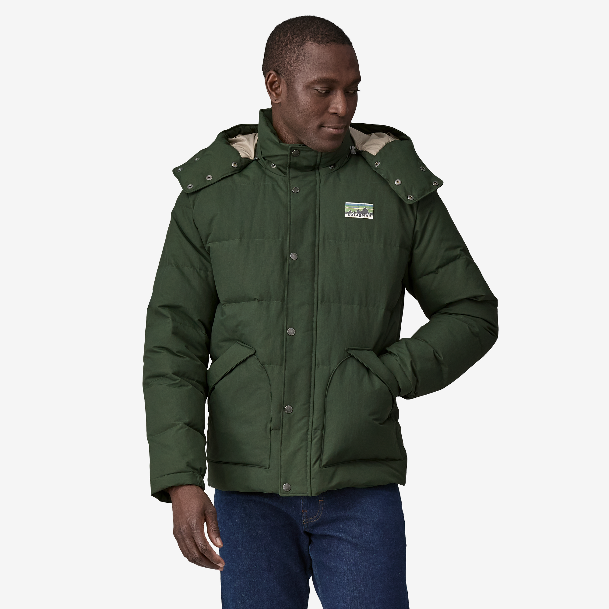 Men's Lightweight Waterproof Downdrift Jacket - Windproof Winter Coat for Outdoor Hiking & Travel - Perfect for Camping, Skiing & Cold Weather Adventures
