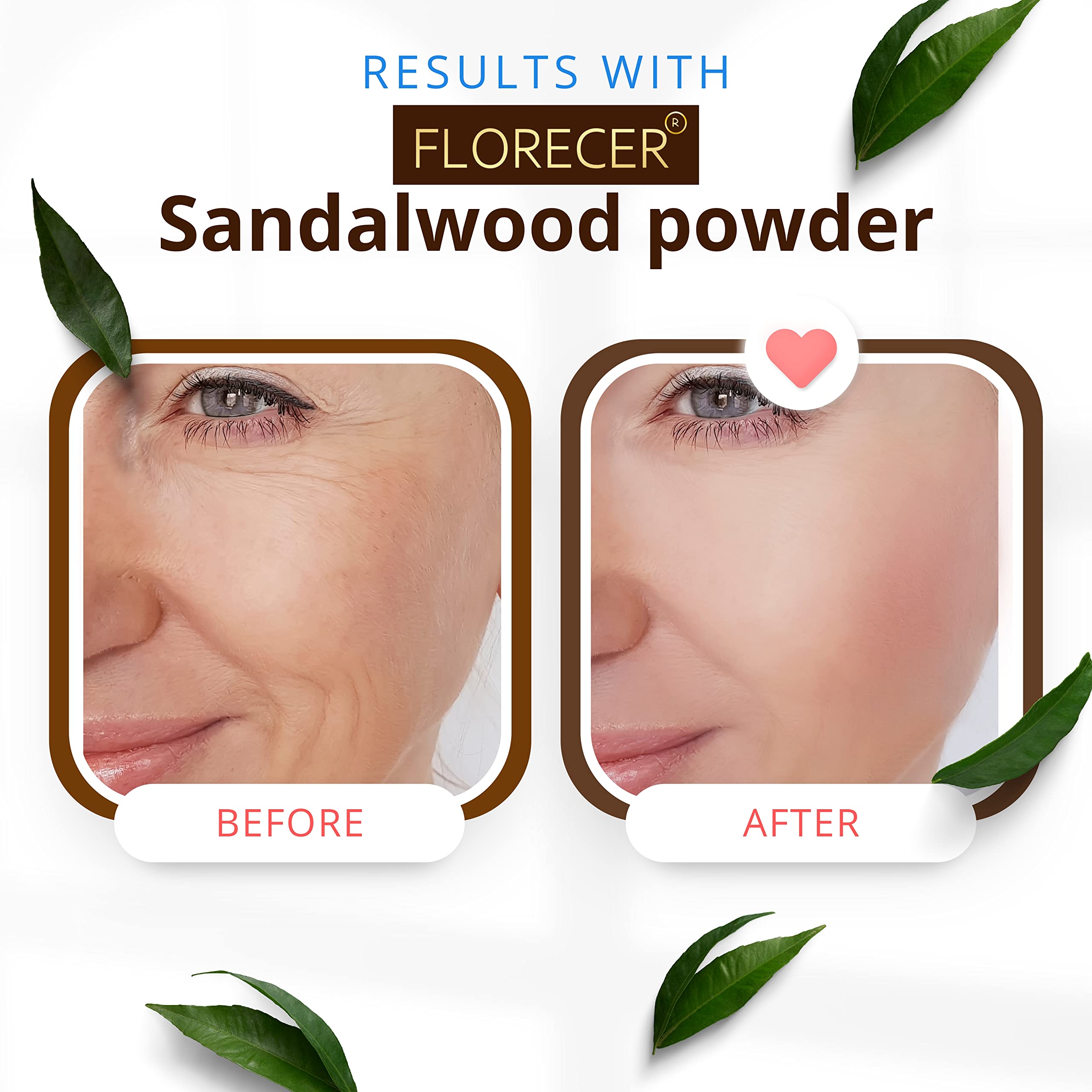 Organic Sandalwood Powder for Face Mask - 100% Pure & Natural Chandan Powder for Glowing Skin, Acne & Tan Removal (100g) | DIY Skincare, Ayurvedic Beauty Treatment, Spa & Home Facial Use