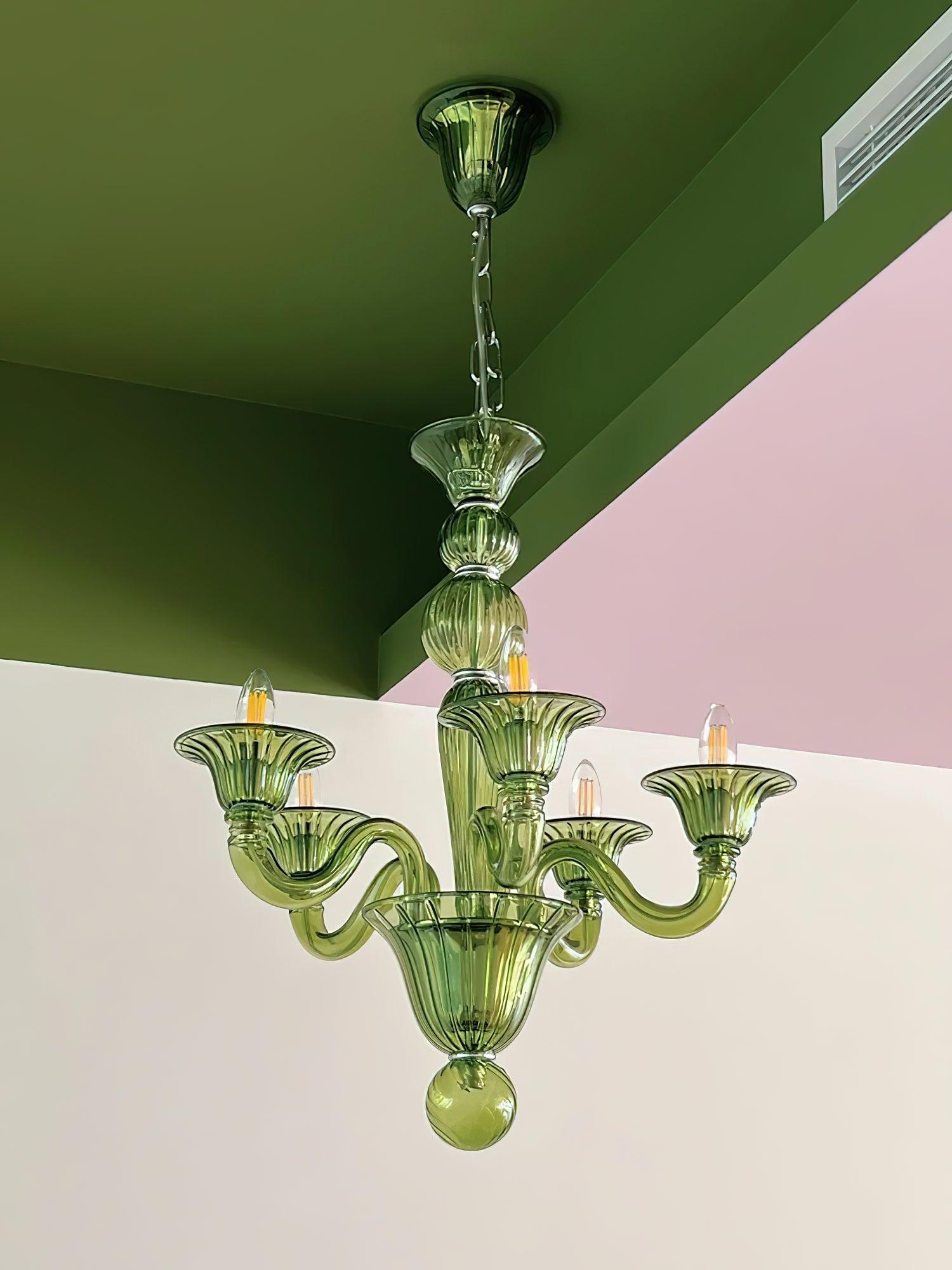 Elegant Calle Rafina Crystal Chandelier - Modern Ceiling Light Fixture for Dining Room, Living Room & Bedroom - Perfect for Home Decor & Wedding Venues