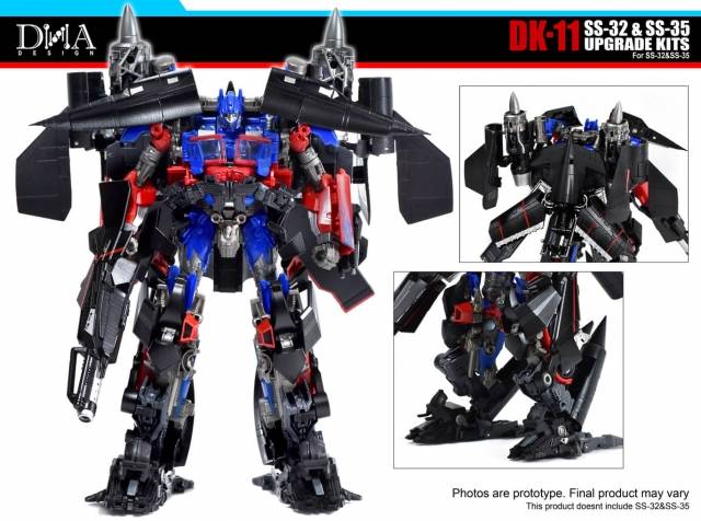 DNA Design DK 11 Upgrade Kit for Transformers Studio Series Jetfire & Optimus Prime SS-32 SS-35 - Enhance Your Figures for Display & Customization