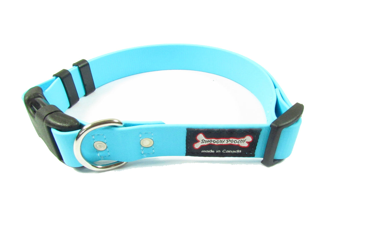 Smoochy Poochy Quick Release Dog Collar with Polyvinyl Clip - Adjustable & Durable Pet Collars for Small Medium Large Dogs - Perfect for Walking, Training & Outdoor Adventures (Multiple Colors)