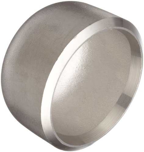 304/304L Stainless Steel Butt-Weld Pipe Fitting Cap - Schedule 40, 8 Inch Pipe Size - Ideal for Industrial Plumbing, HVAC Systems & Chemical Processing