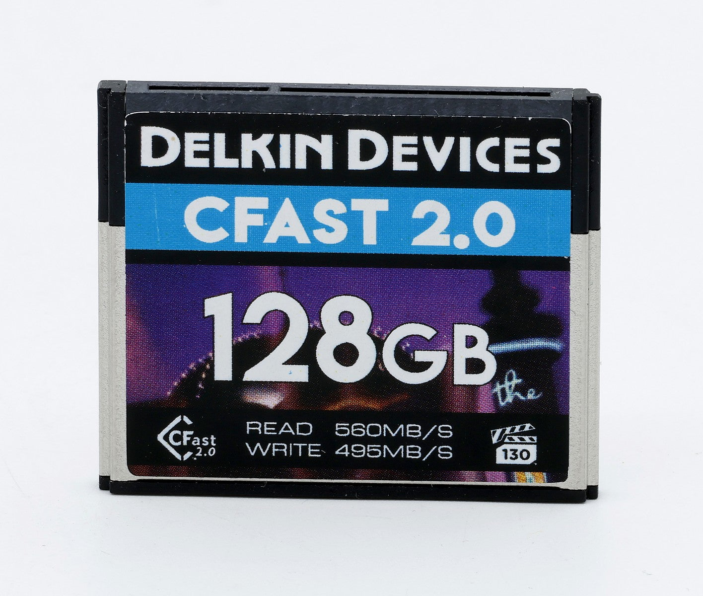 Open Box Excellent Condition Delkin Devices CFast 2.0 Premium 128GB Memory Card - High-Speed Performance for Professional Photography & 4K Video Recording