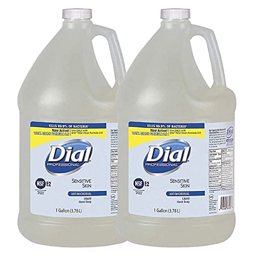Moisturizing Liquid Hand Soap Refill - Gentle for All Skin Types | 2 Gallons (128 Fl Oz) Professional Hand Wash Refill | Compatible with Refillable Soap Dispensers | Ideal for Home, Office, Kitchen & Bathroom Use