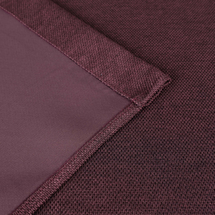 Blackout Curtains Set of 2 Panels - Jaxon Textured Room Darkening Window Drapes for Bedroom, Living Room & Home Theater (54x84 Inches)