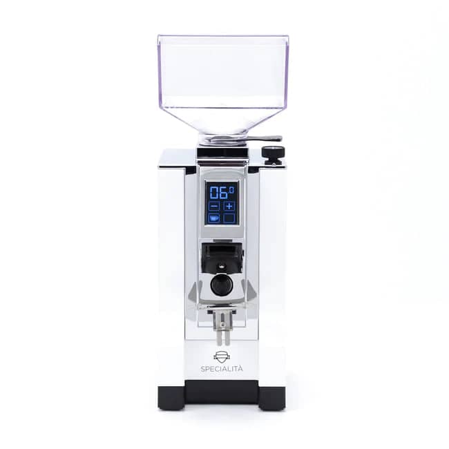 Eureka Mignon Specialita Espresso Grinder - White | Professional Coffee Bean Grinder for Home & Cafe Use | Perfect for Espresso, Latte & Cappuccino