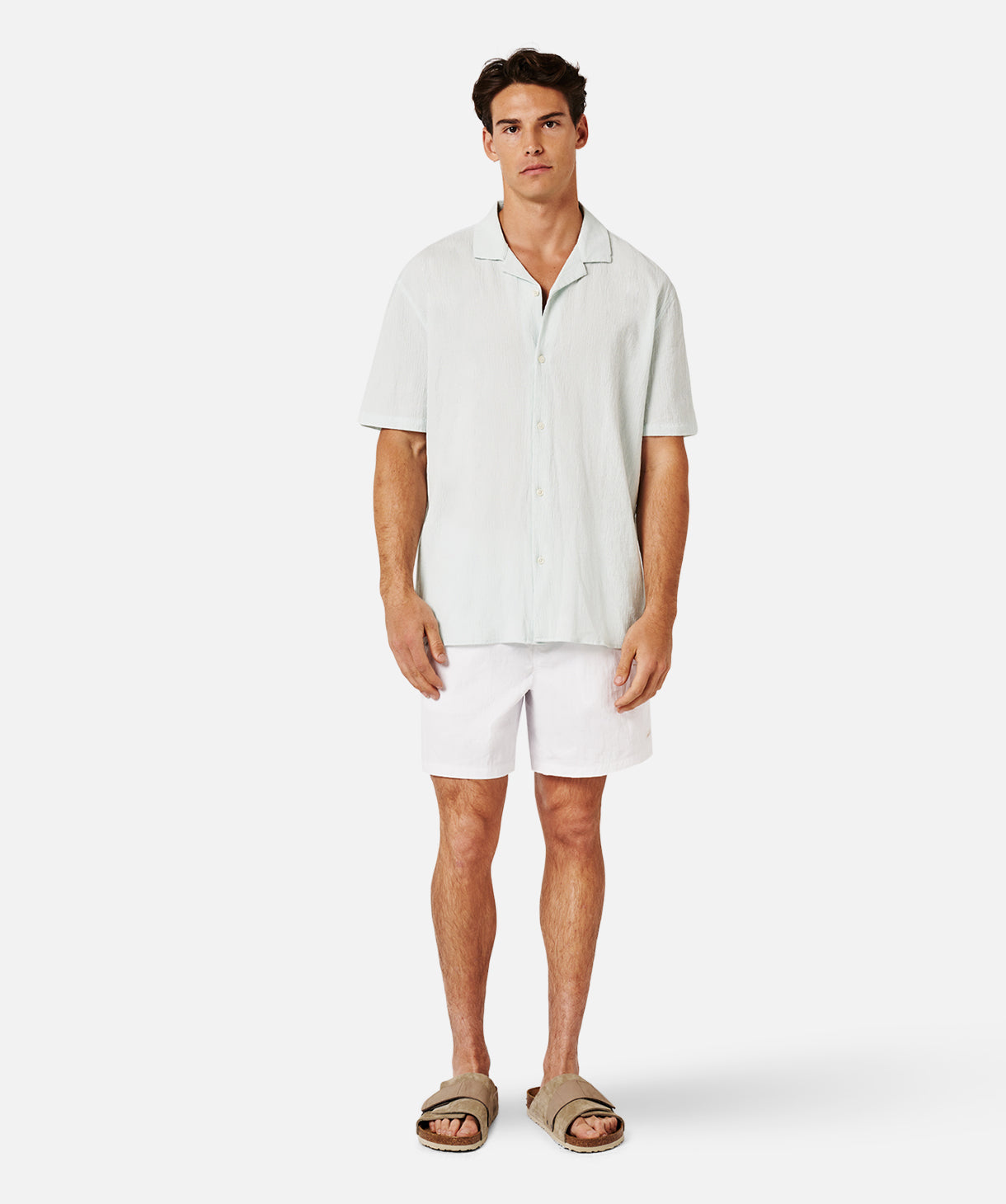 Relais Men's Swim Shorts - Quick Dry, Comfortable & Stylish White Swim Trunks for Beach, Pool & Summer Vacation