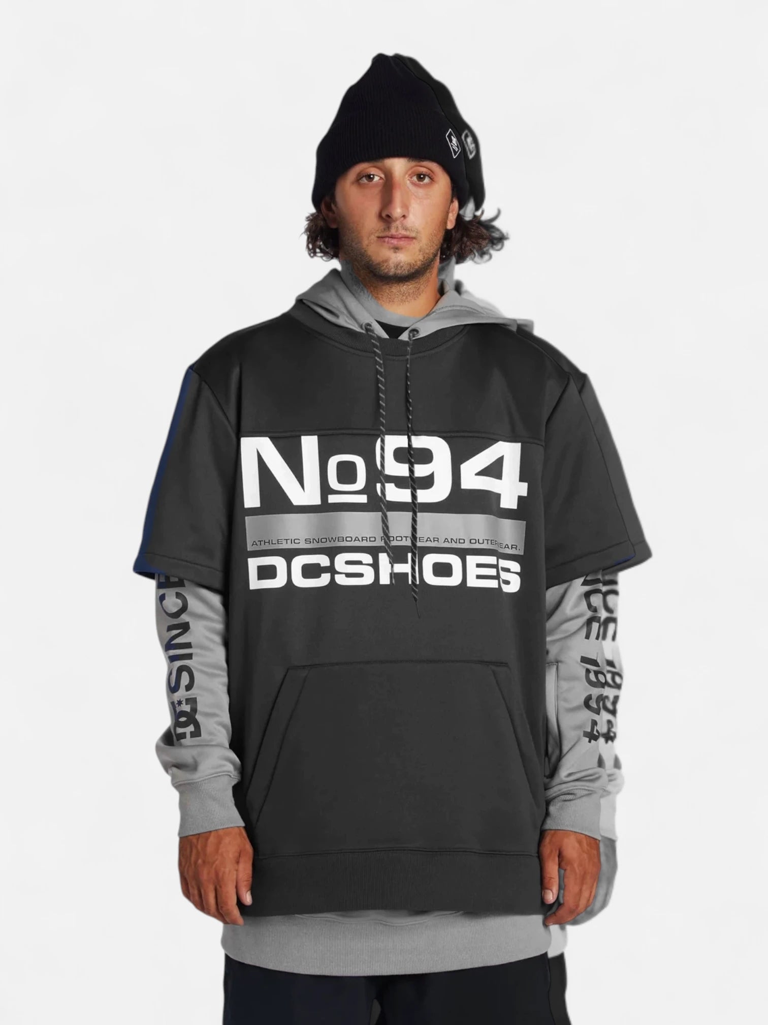 DC Dryden Snow Buzo Jacket - Black & Grey | Waterproof Winter Coat for Men & Women | Perfect for Skiing, Snowboarding & Outdoor Adventures