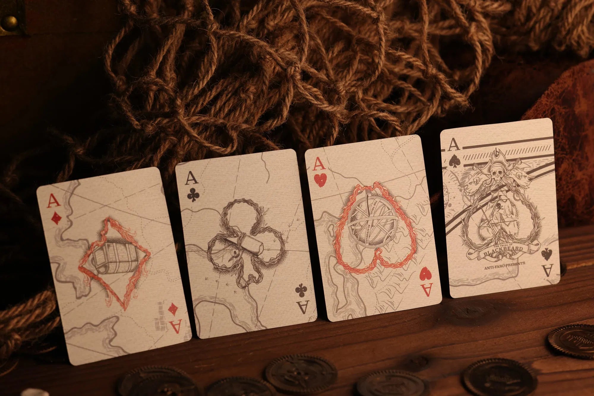 Blackbeard Playing Cards - Pearl Special Edition | Premium Pirate-Themed Deck for Collectors & Card Games | Perfect for Magic Tricks, Poker Nights & Gifts