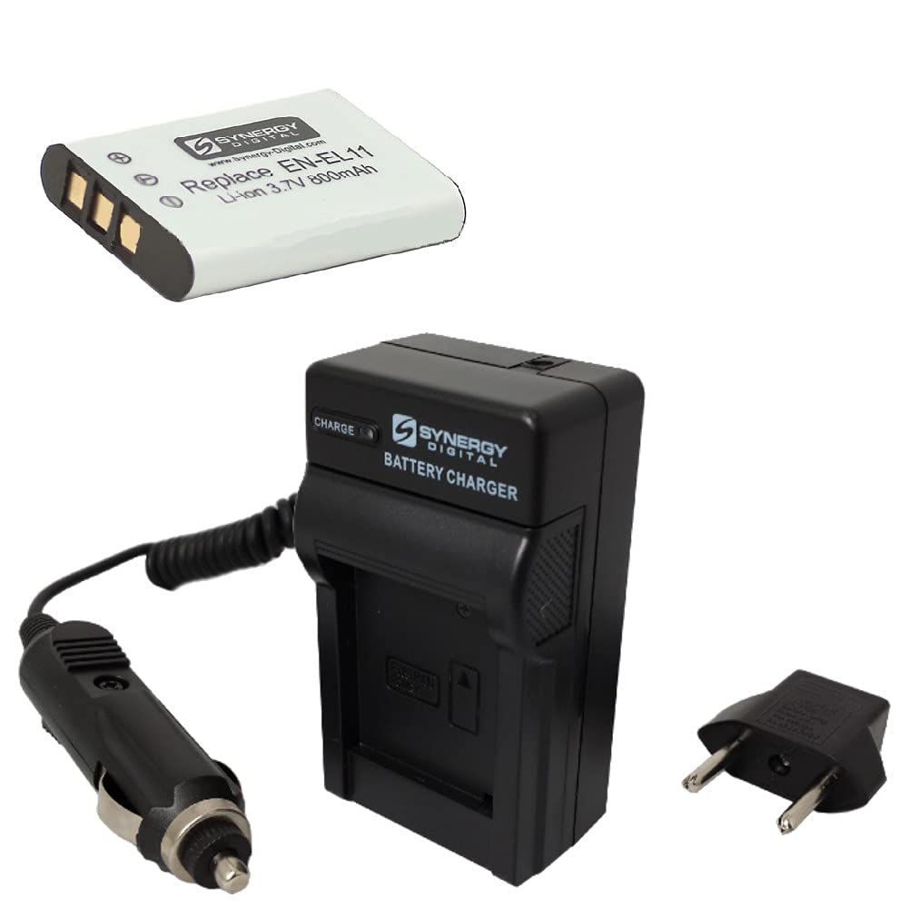 Synergy Digital Camera Accessory Kit - Battery & Charger for Pentax Optio L50 - Perfect for Travel Photography