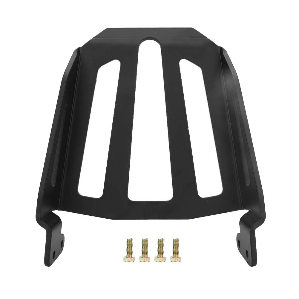 ARAMOX Heavy-Duty Black Iron Motorcycle Rear Luggage Rack - Compatible with Yamaha XVS950 2017 & Similar Models | Perfect for Touring, Commuting & Adventure Riding