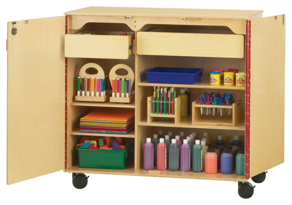 MEGA SUPPLY CABINET - Heavy Duty Storage Cabinet for Home, Office & Garage Organization - Perfect for Storing Tools, Supplies & Equipment
