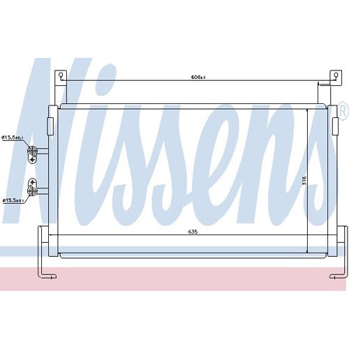 Nissens 94467 AC Condenser for Car - High Performance Auto Air Conditioning Replacement Part - Perfect for Summer Driving & Road Trips