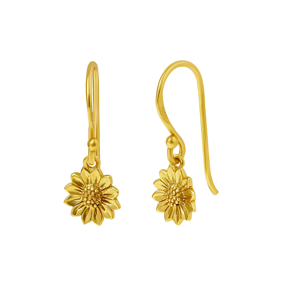 Dainty Gold Sunflower Stud Earrings for Women - Perfect for Everyday Wear, Gifts & Special Occasions