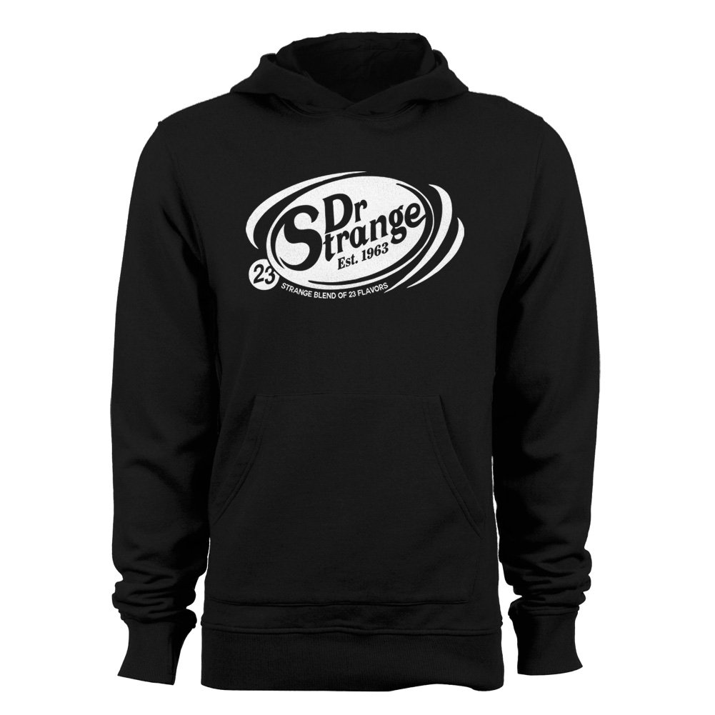 GEEK TEEZ Strange Dr. Pepper Women's Hoodie - Soft Cotton Pullover Sweatshirt for Casual Wear, Gaming & Pop Culture Fans