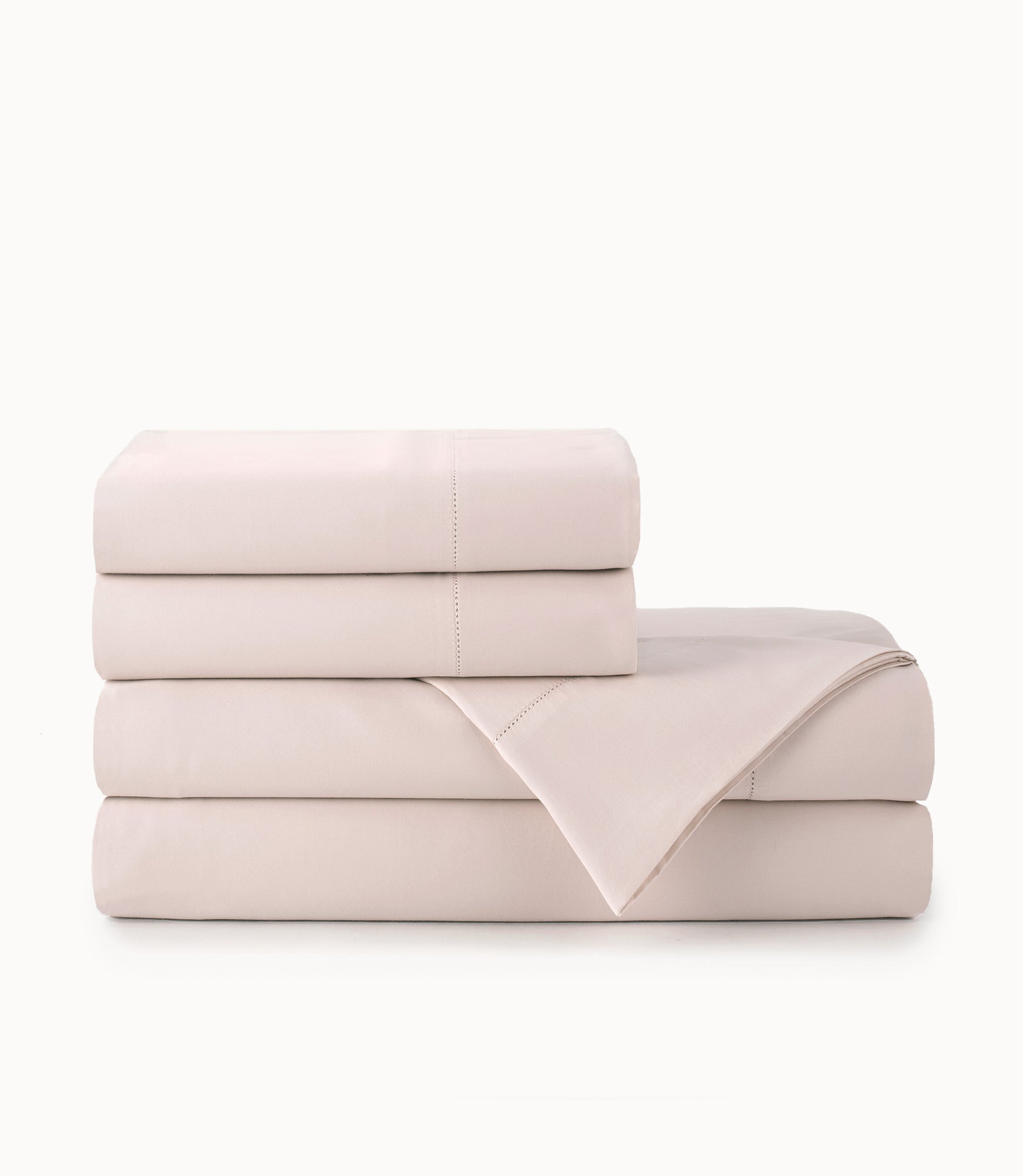 Premium Clara Sateen Sheet Set - Soft 100% Cotton Bed Sheets, Breathable & Wrinkle Resistant - Perfect for Master Bedroom, Guest Room & Dorm Use