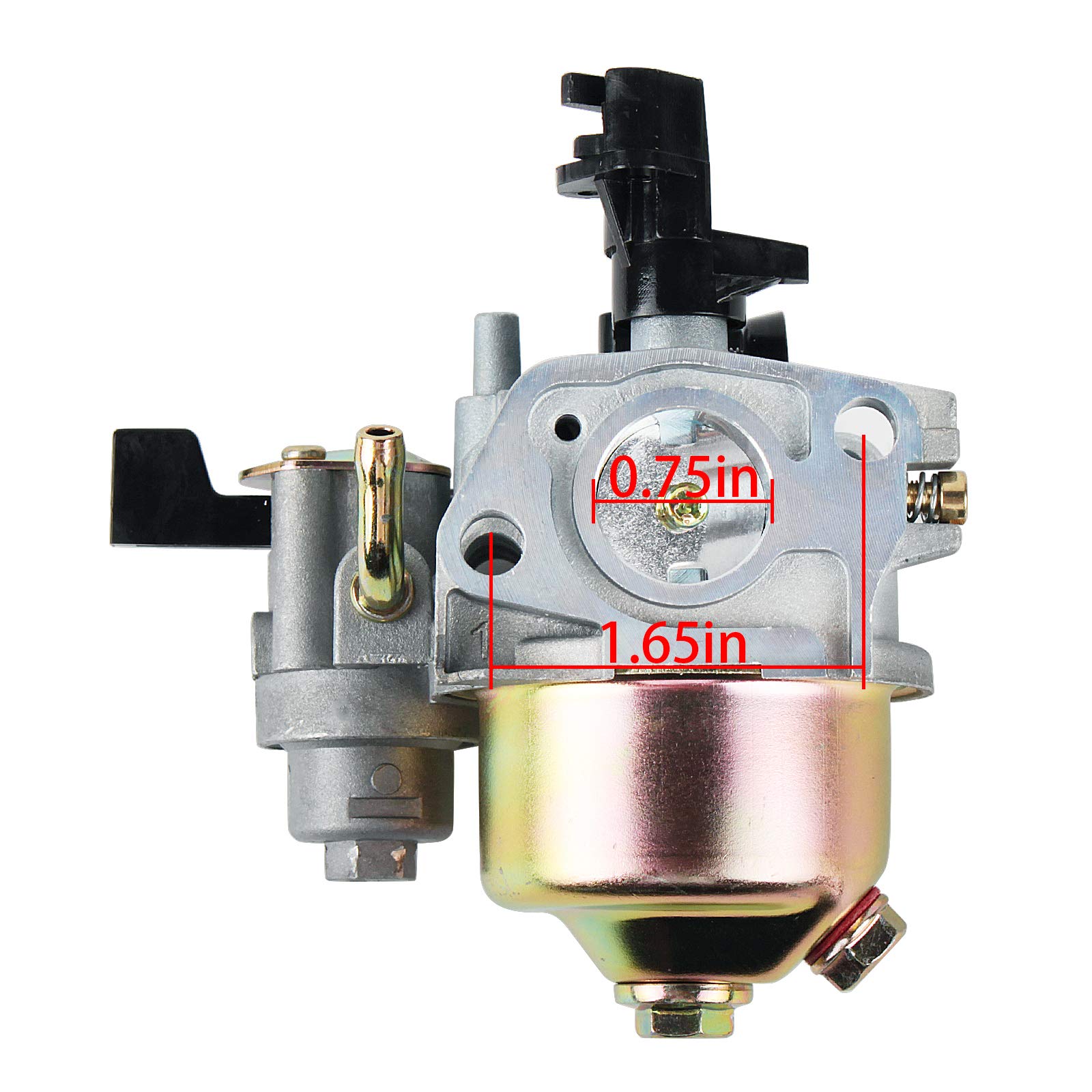 GX160 Carburetor Kit Compatible with Honda GX120 GX140 GX160 GX200 5.5HP 6.5HP Generator Engine - Includes Ignition Coil 16100-ZH8-W61 16100-ZE1-825 - Perfect for Engine Repair & Maintenance
