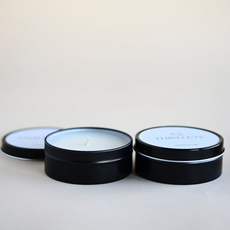 Calm Down Third Eye Candle Duo - Aromatherapy Soy Wax Candles for Meditation, Relaxation & Stress Relief - Perfect for Yoga, Spa & Home Decor