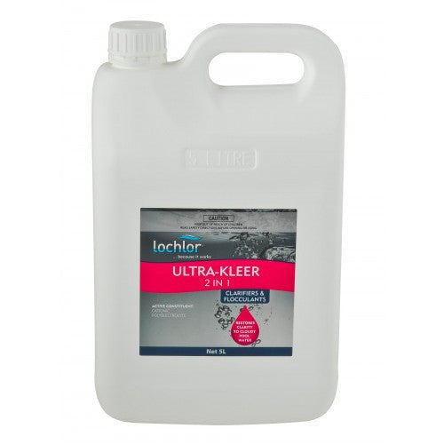 Lo chlor 2-in-1 Pool Clarifier & Flocculant - Crystal Clear Swimming Pool Water Treatment Chemical for Above Ground & Inground Pools | Fast-Acting Algae Prevention & Water Clarification