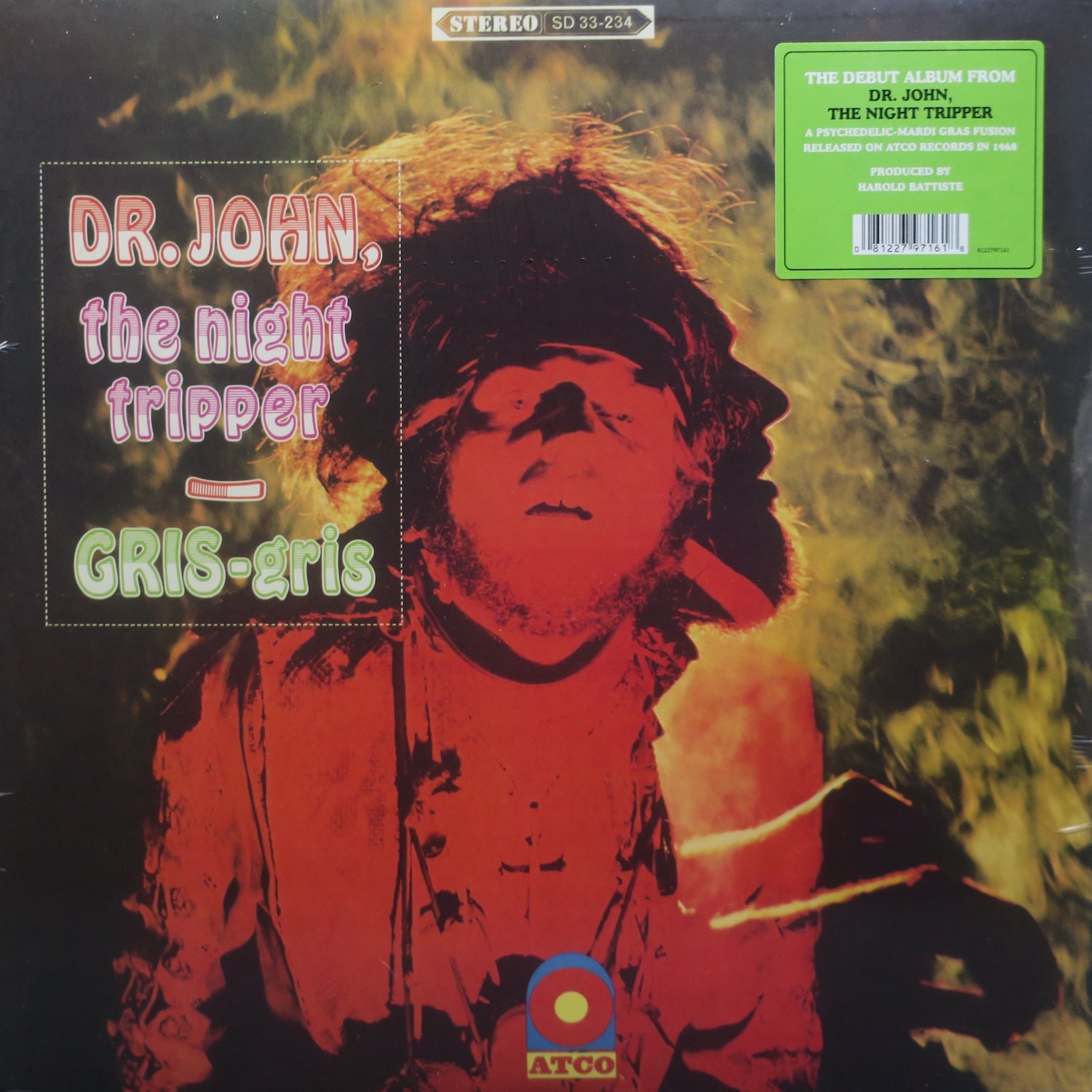 DR JOHN 'Gris Gris' Vinyl LP Record - Authentic New Orleans Voodoo Funk Music Album for Collectors & Music Lovers - Perfect for Home Listening, Vinyl Collections & Retro Music Nights