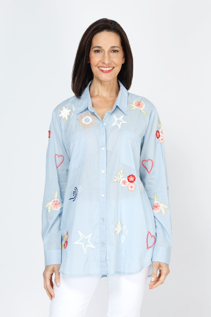 Kyla Seo Rachelle Women's Casual Shirt - Stylish Button Down Blouse for Everyday Wear | Perfect for Office, Outings & Date Nights