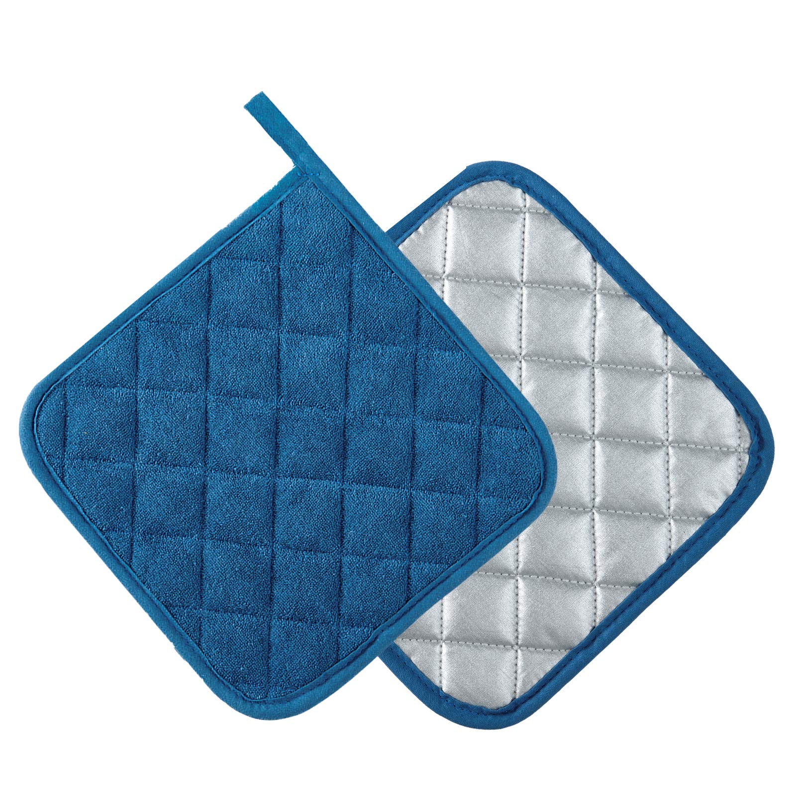 Joyhalo 6 Pack Heat Resistant Kitchen Pot Holders - Oven Mitts & Hot Pads Set for Cooking, Baking & Grilling - Terry Cloth Oven Gloves for Stove, BBQ & Hot Dishes