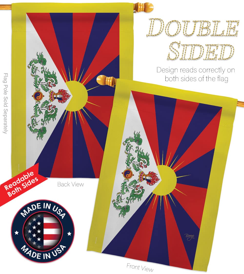 Tibet Nationality House Flag Set 28