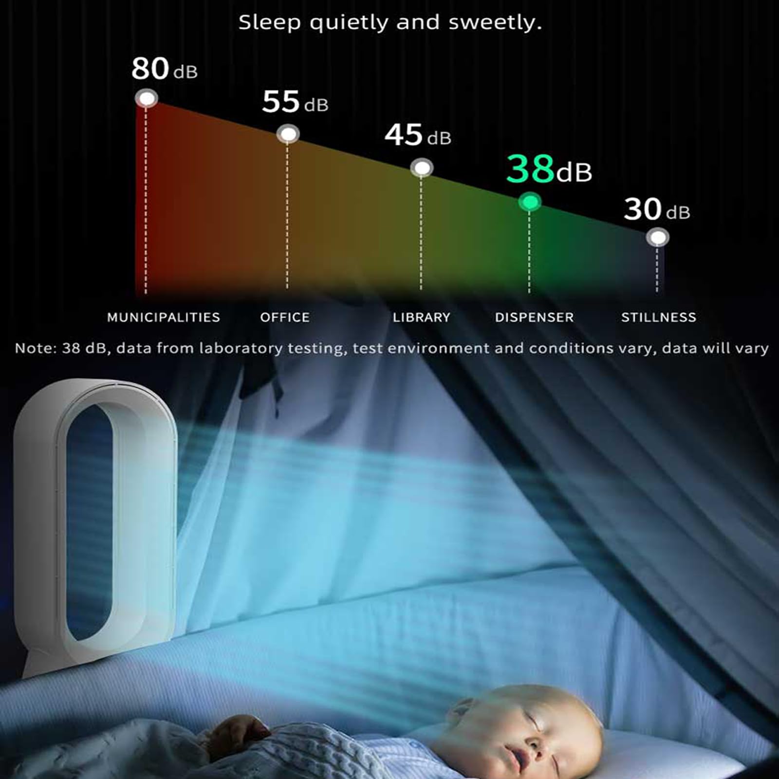 Bladeless Tower Fan with Heater and Air Purifier - 90° Oscillation, Remote & Touch Control, All-Season Use - Perfect for Office, Bedroom, Living Room (Silver/Gold) | Stay Cool in Summer & Warm in Winter with Quiet Air Circulation