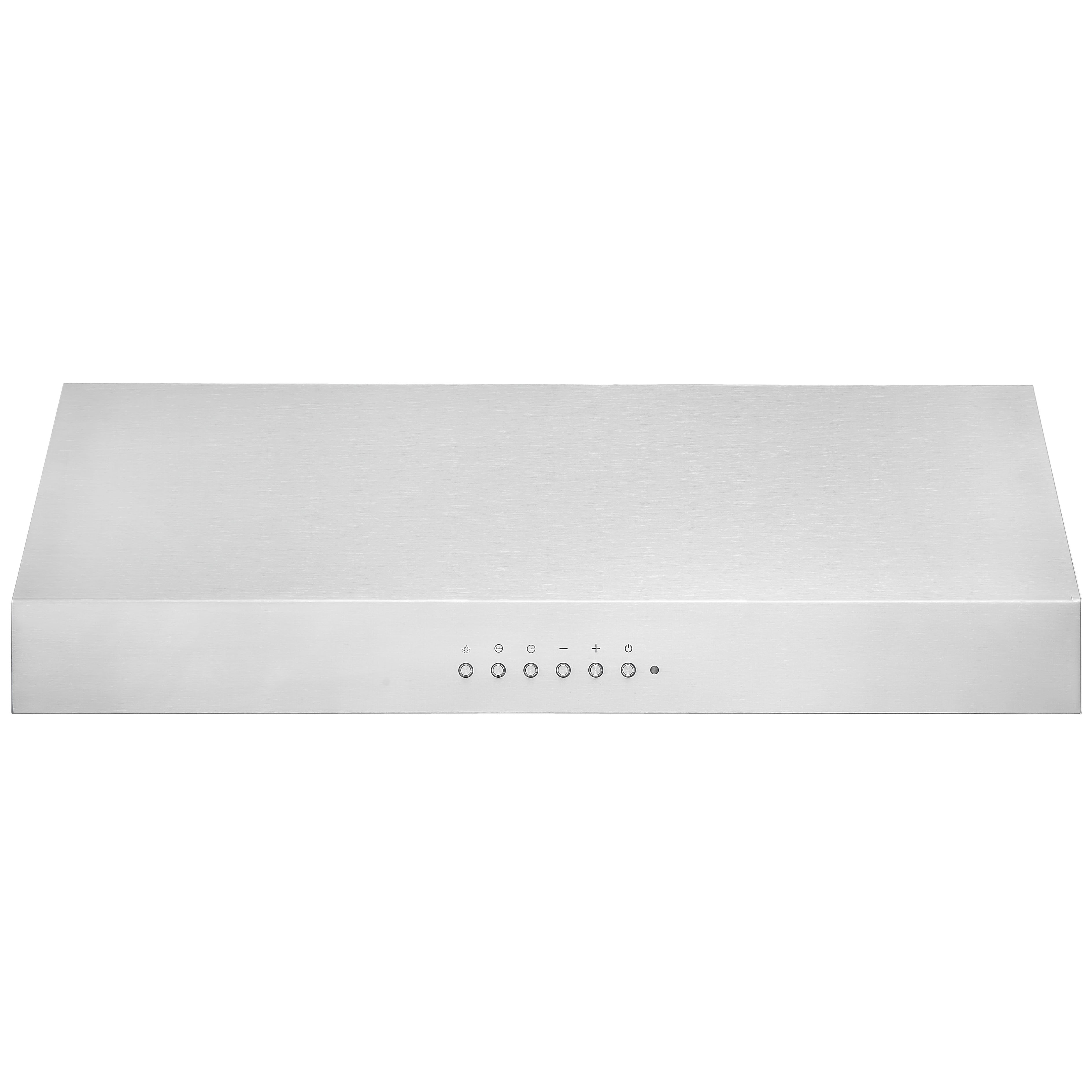30 Inch UCDI430 Stainless Steel Ducted Under Cabinet Range Hood with Night Light - Powerful Kitchen Ventilation for Smoke & Odor Removal - Perfect for Modern Home Cooking & Baking