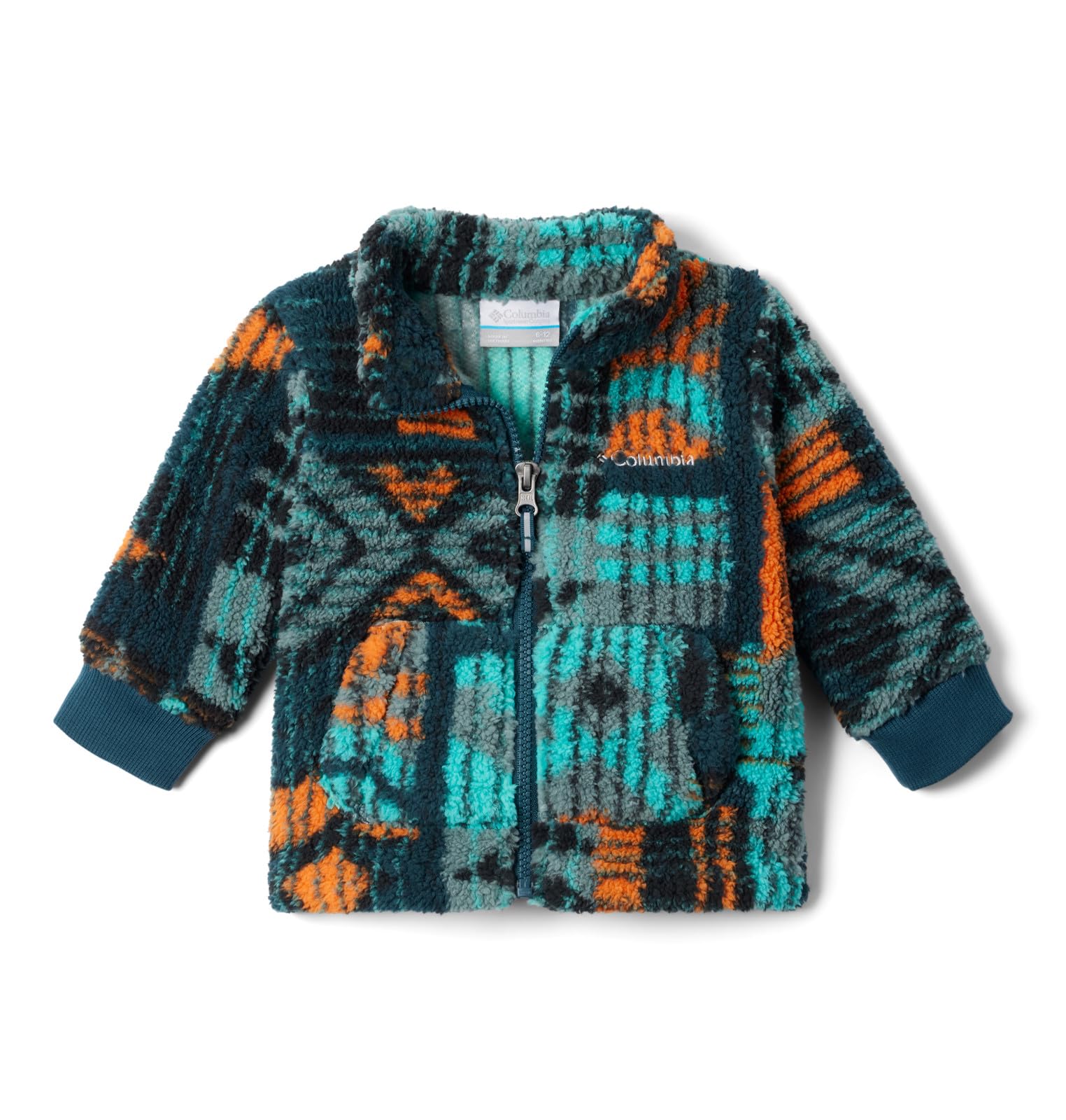 Columbia Baby Boys' Rugged Ridge II Sherpa Full Zip Fleece Jacket - Warm Winter Outerwear for Toddlers & Kids - Perfect for Outdoor Play, Hiking & Cold Weather Adventures