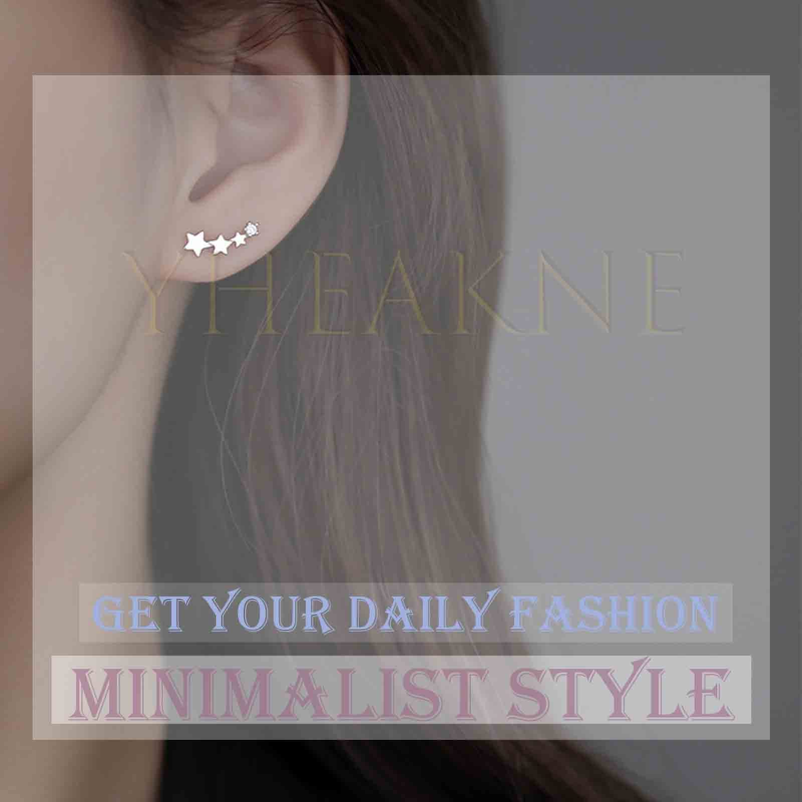 Boho Pearl Stud Earrings for Women - Silver Pearl Wrap Vintage Clip-On Earrings (No Piercing) | Perfect for Weddings, Parties & Everyday Wear